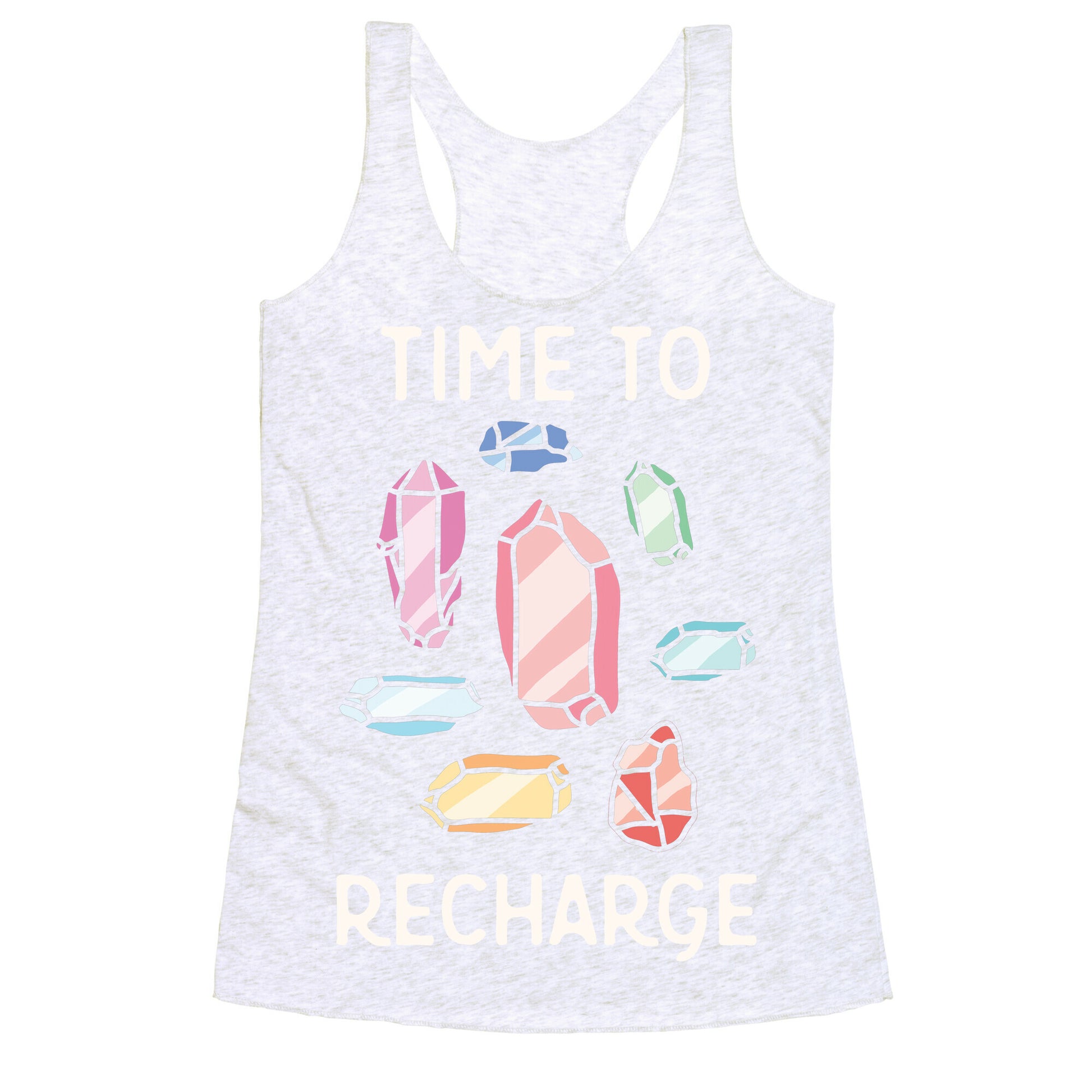 Time To Recharge Racerback Tank