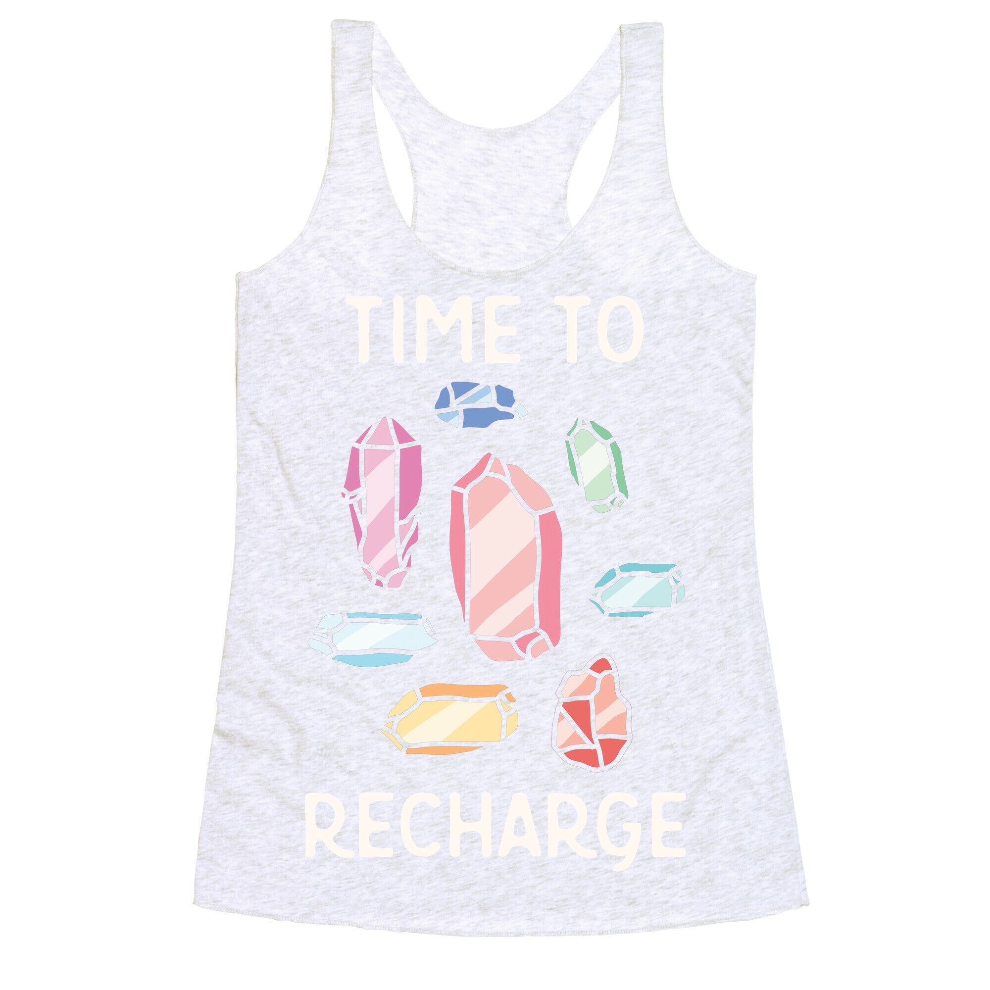 Time To Recharge Racerback Tank