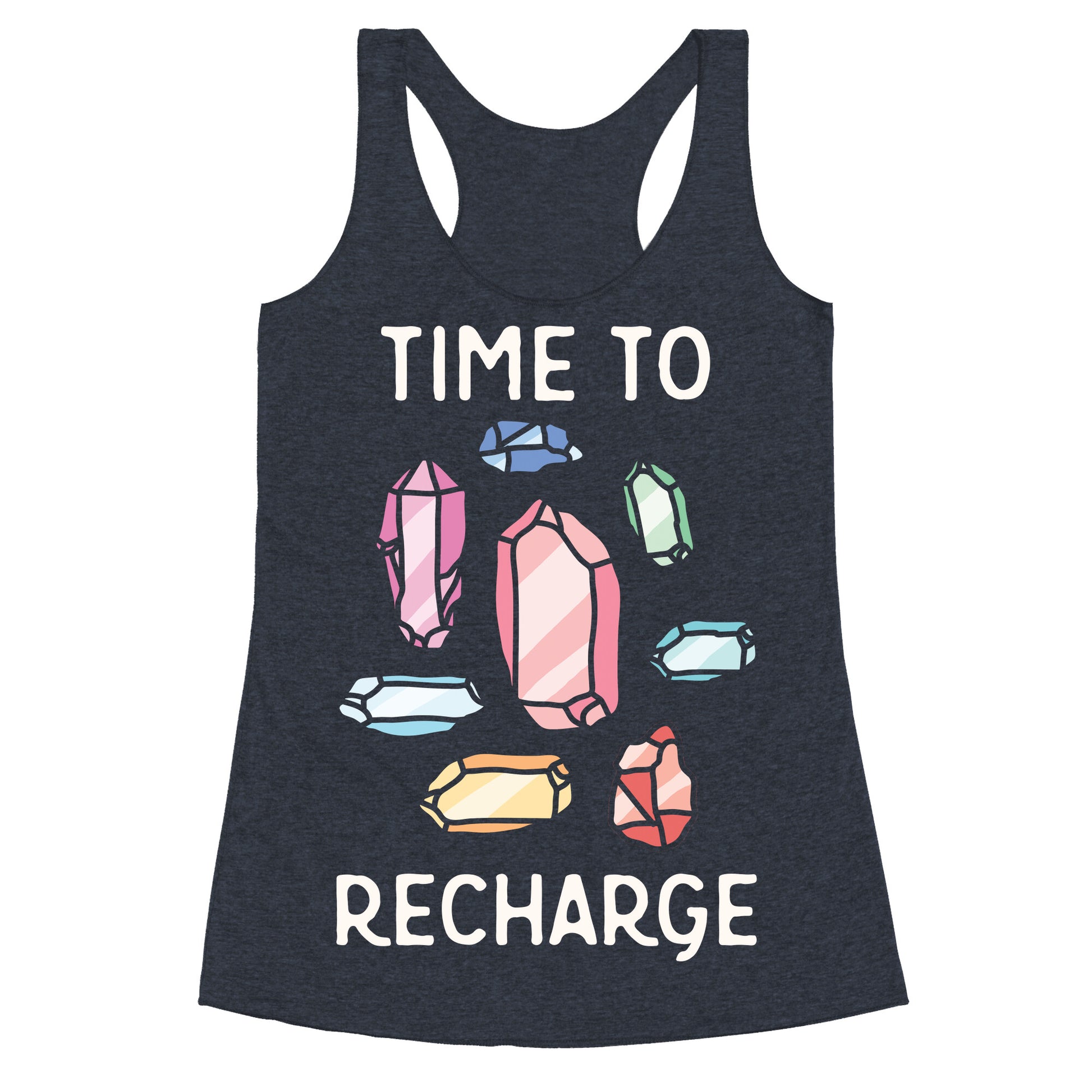 Time To Recharge Racerback Tank