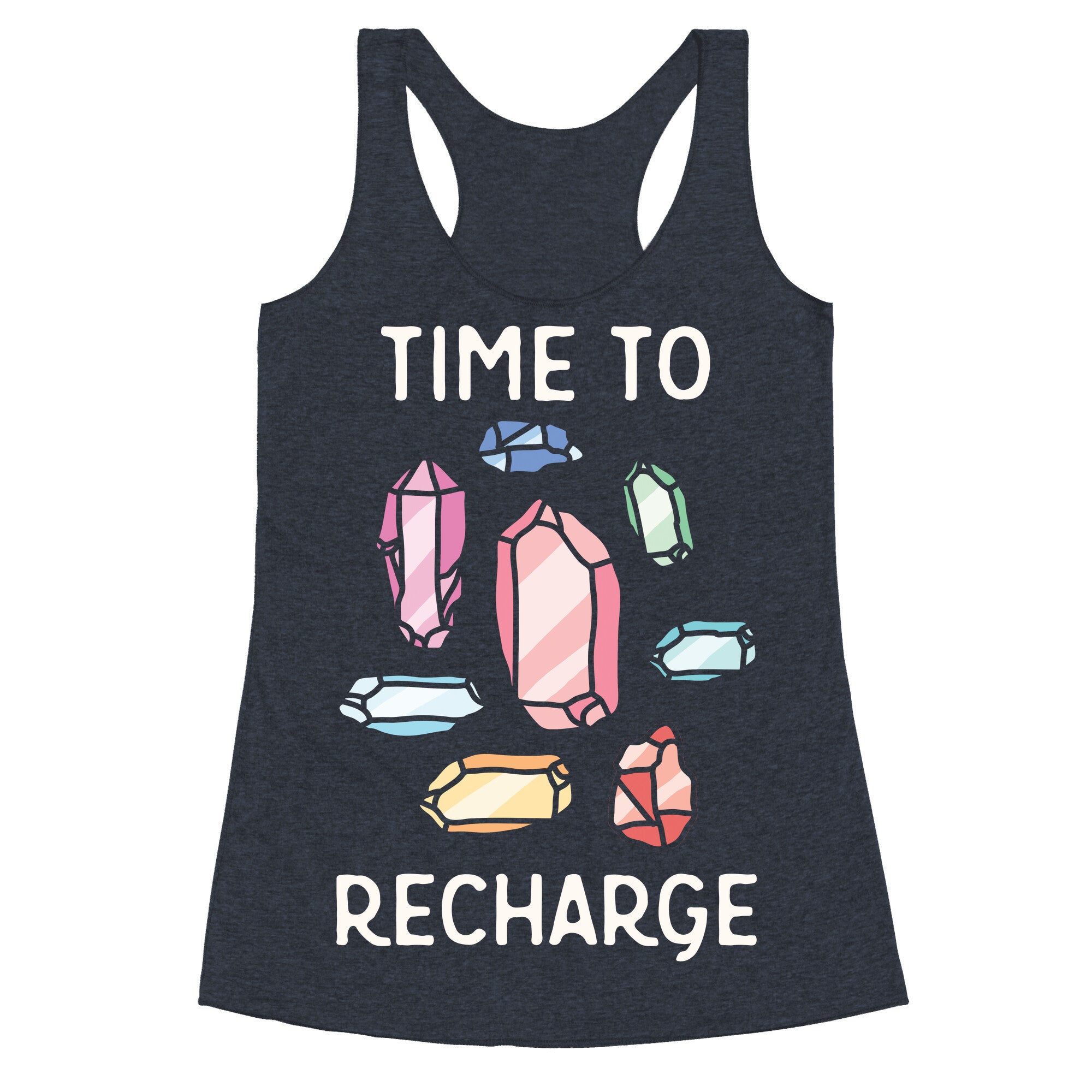Time To Recharge Racerback Tank