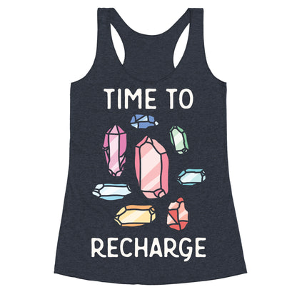 Time To Recharge Racerback Tank