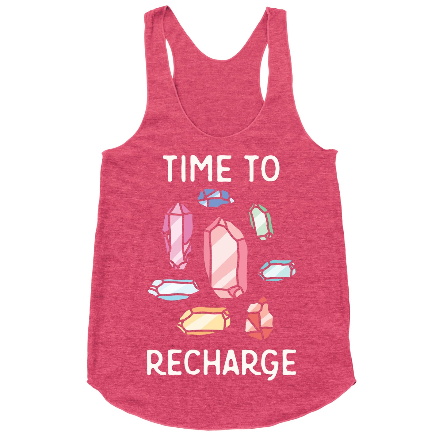 Time To Recharge Racerback Tank
