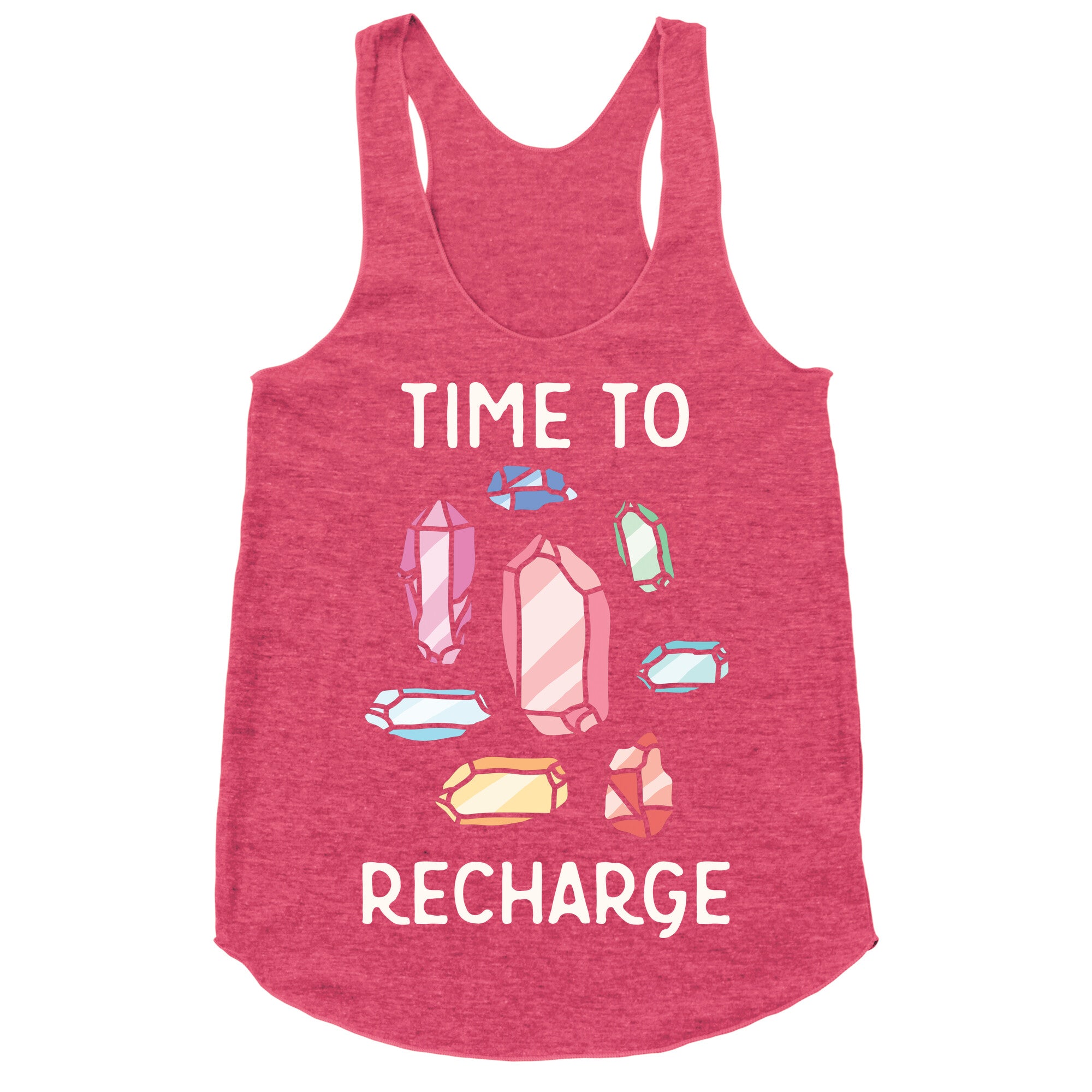 Time To Recharge Racerback Tank