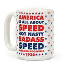 America is All About Speed Coffee Mug
