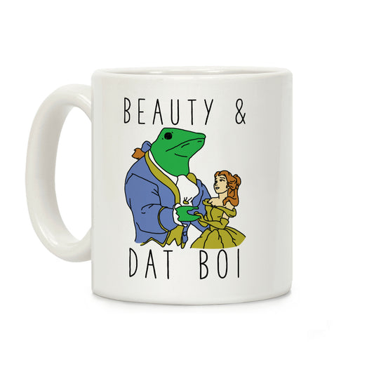 Beauty And Dat Boi Coffee Mug