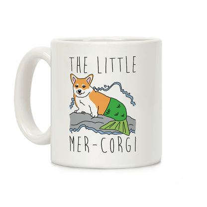 The Little Mer-Corgi Parody Coffee Mug