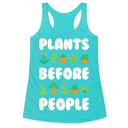 Plants Before People Racerback Tank