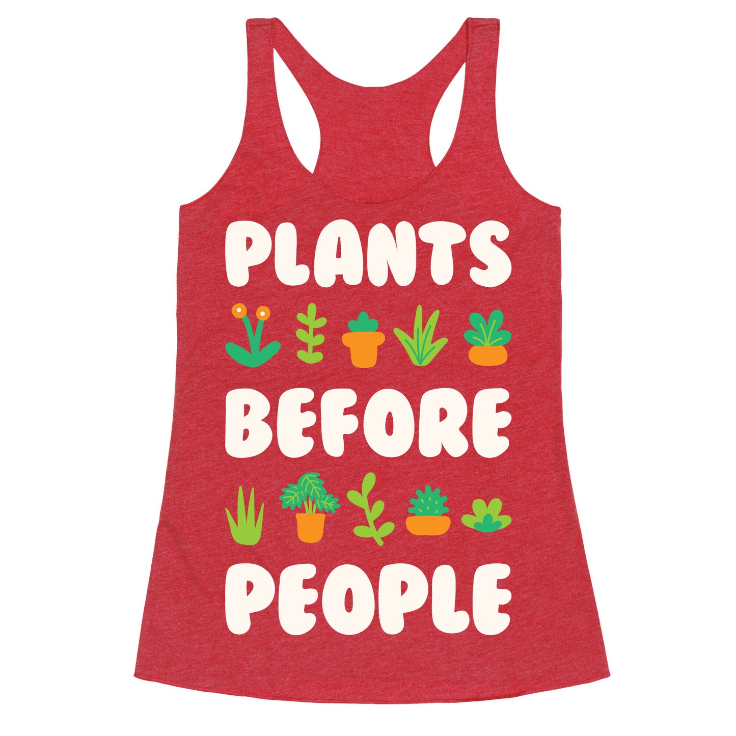 Plants Before People Racerback Tank