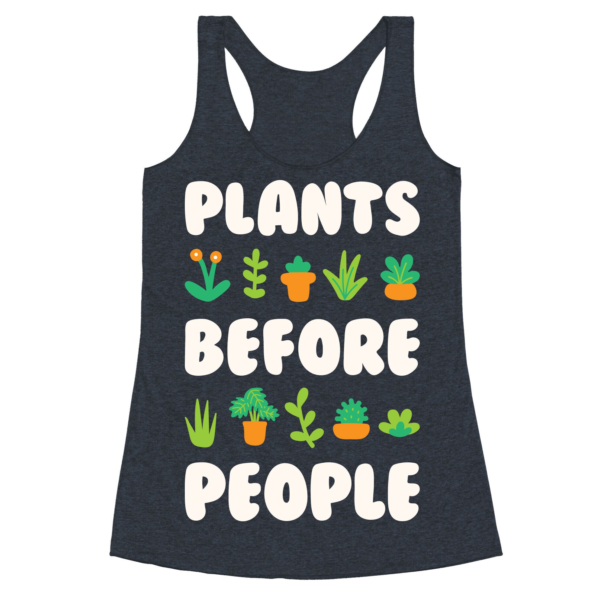 Plants Before People Racerback Tank