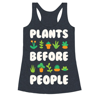 Plants Before People Racerback Tank
