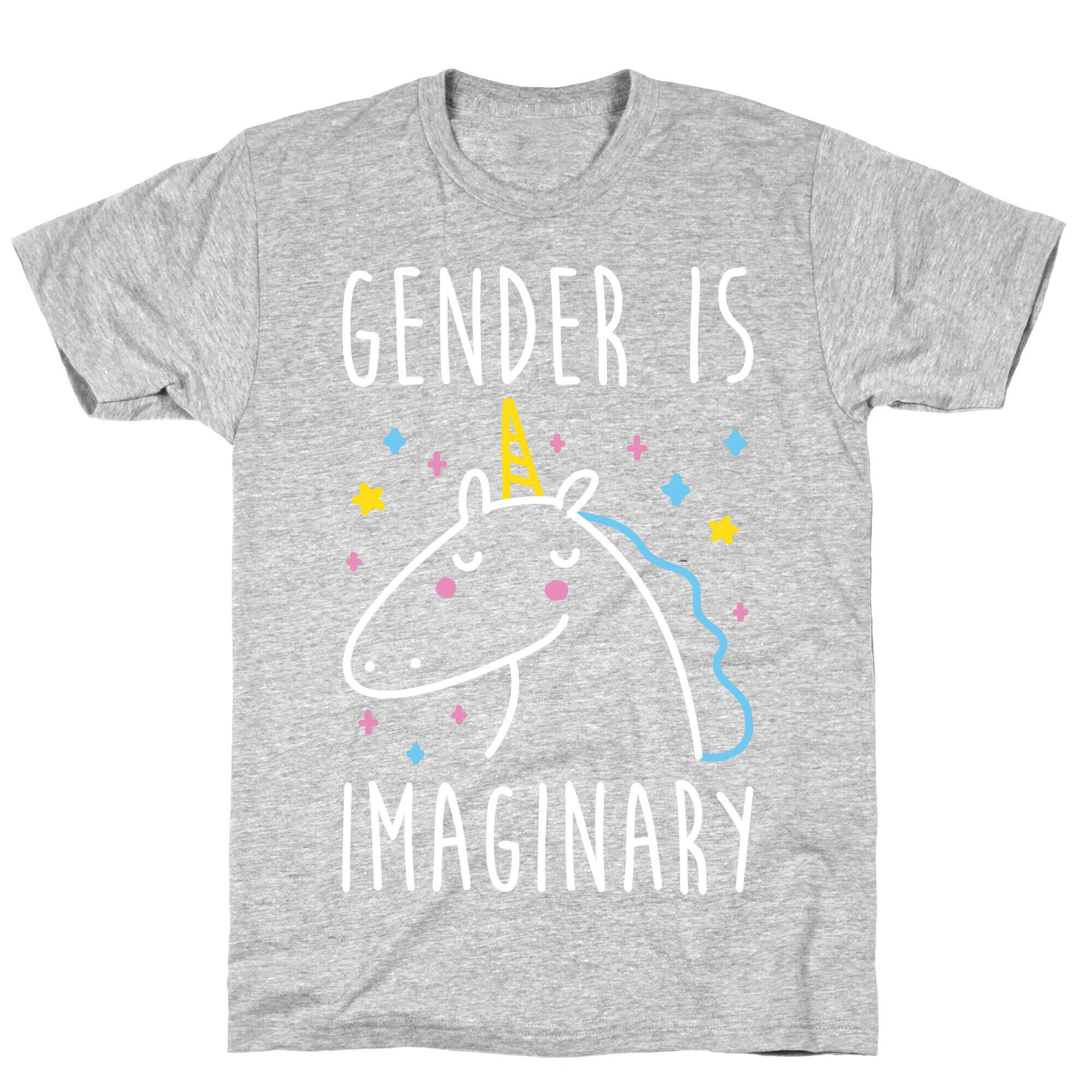 Gender Is Imaginary Unicorn T-Shirt