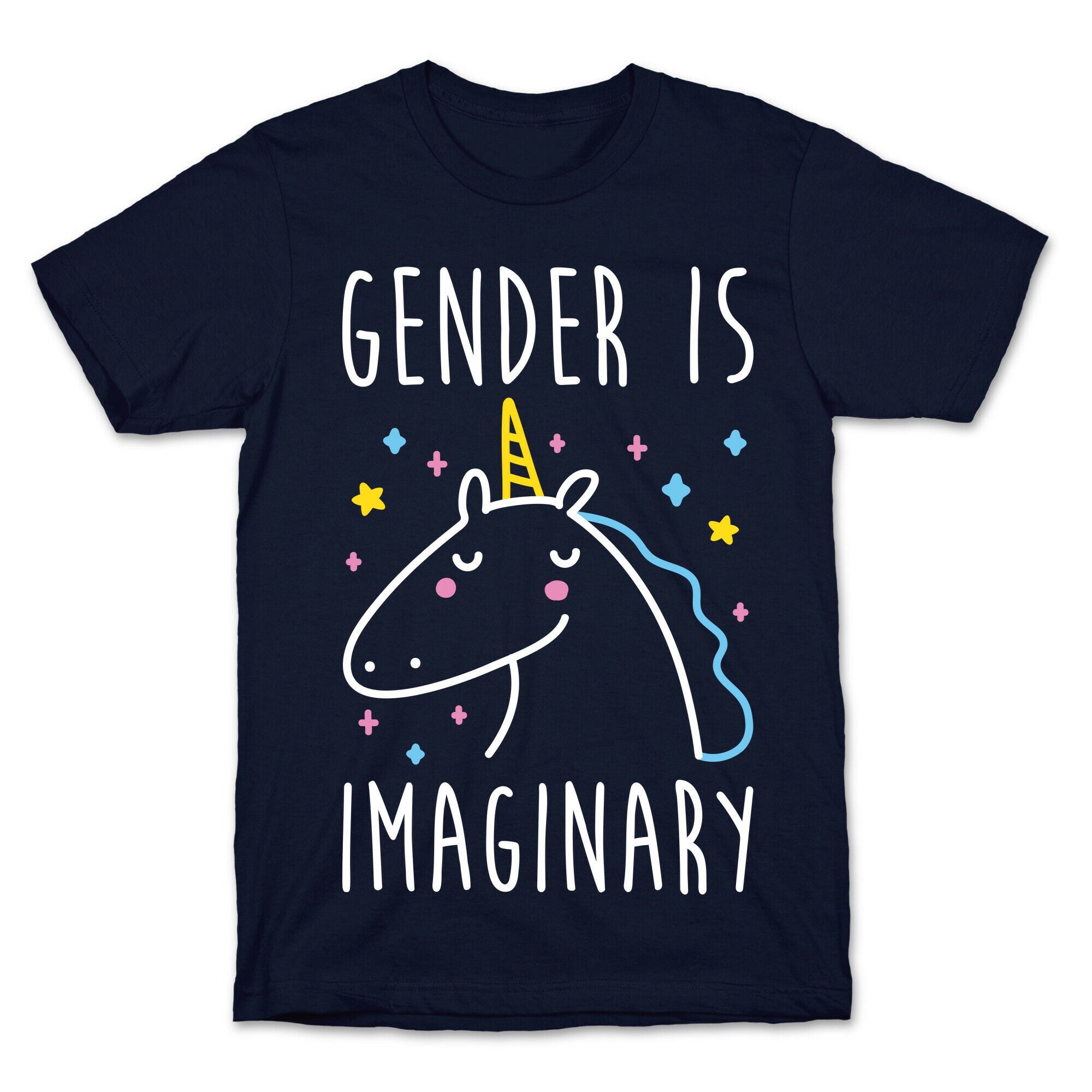 Gender Is Imaginary Unicorn T-Shirt