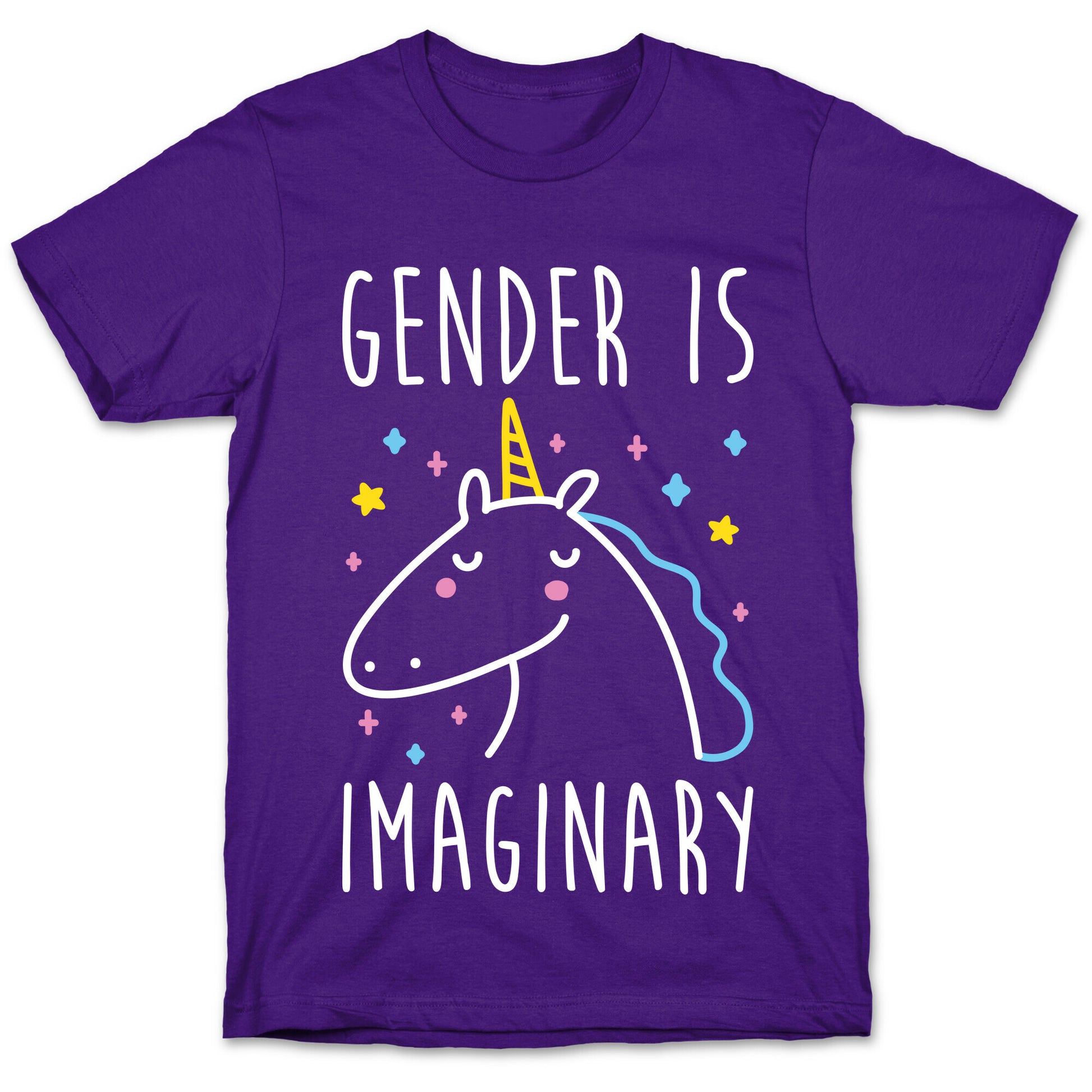 Gender Is Imaginary Unicorn T-Shirt
