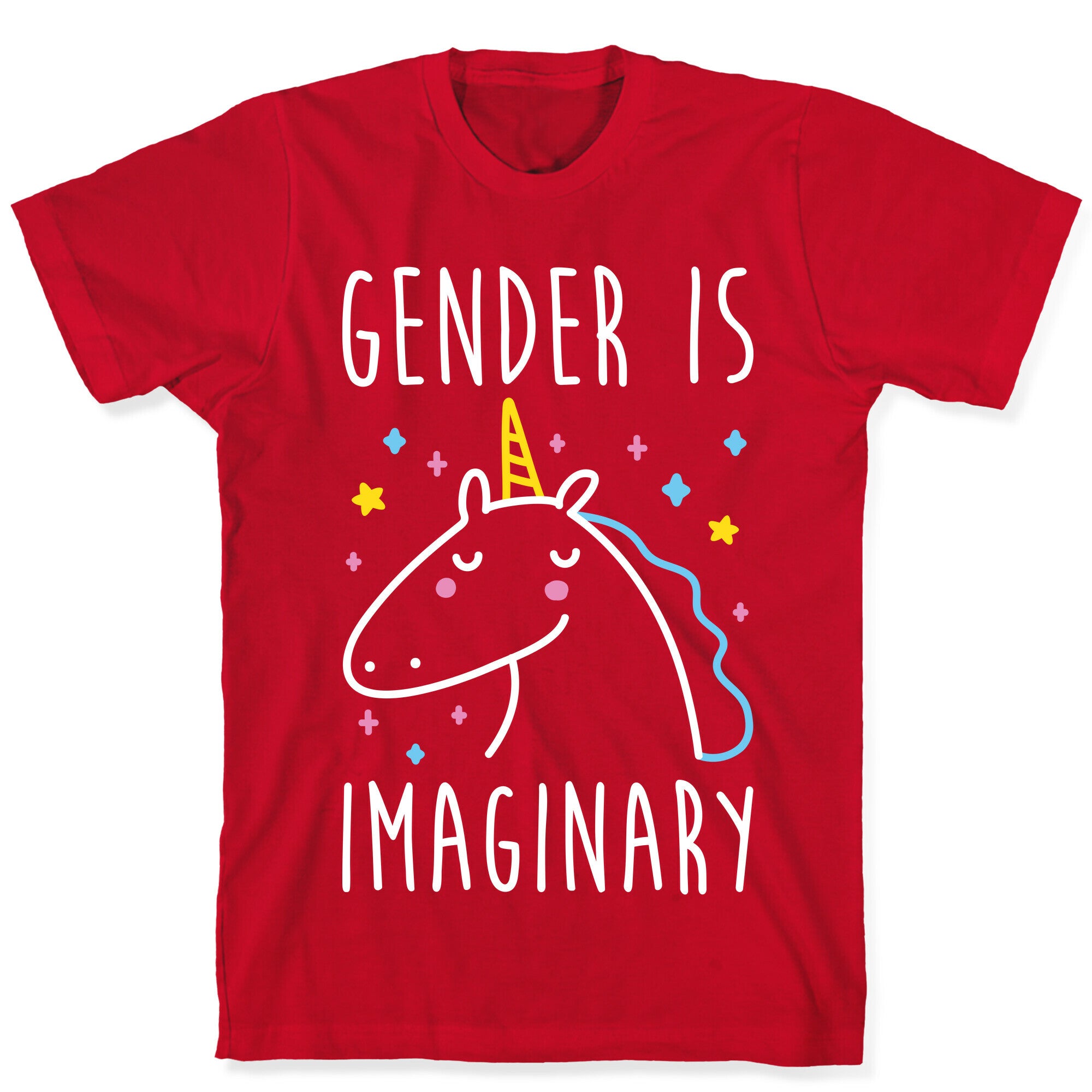 Gender Is Imaginary Unicorn T-Shirt
