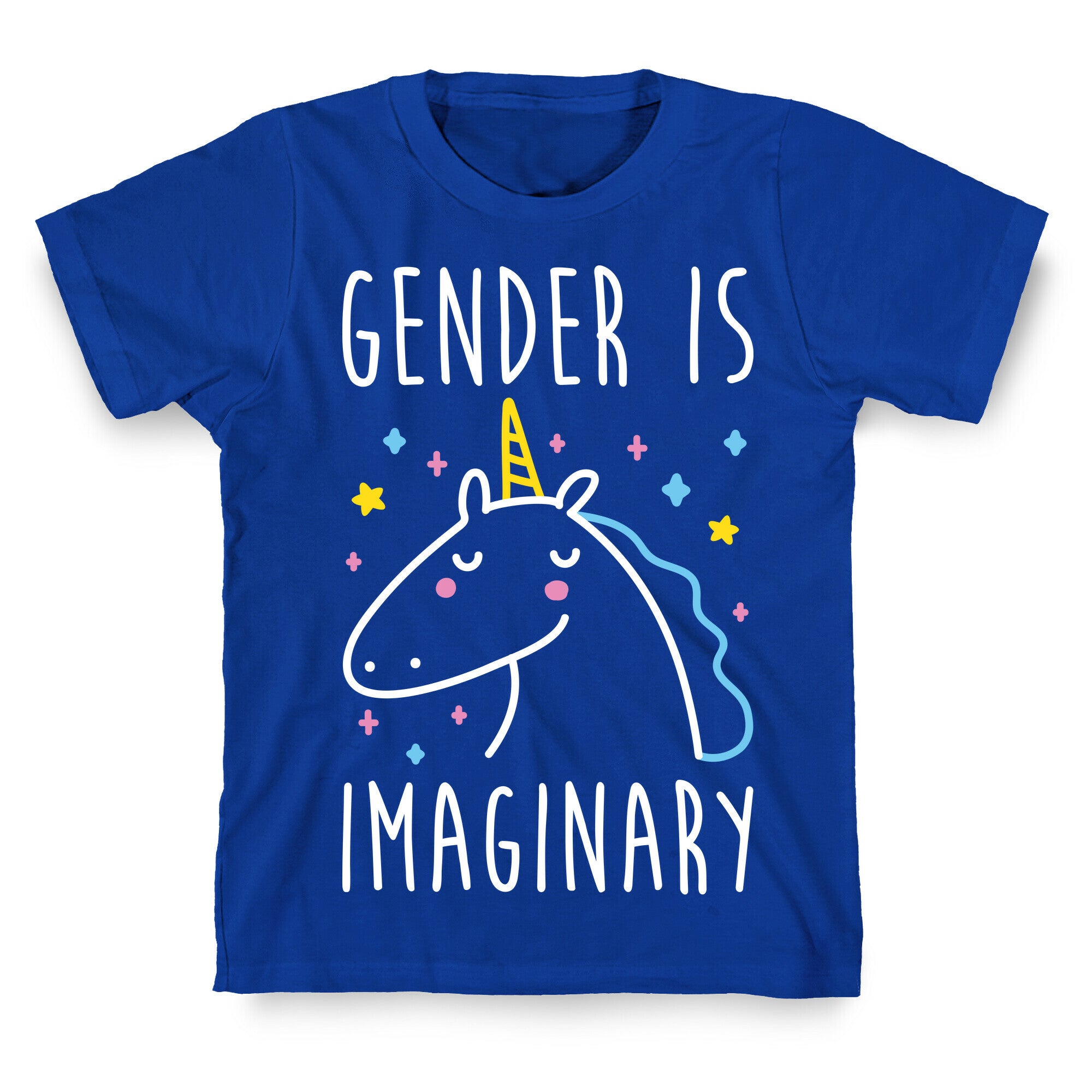 Gender Is Imaginary Unicorn T-Shirt