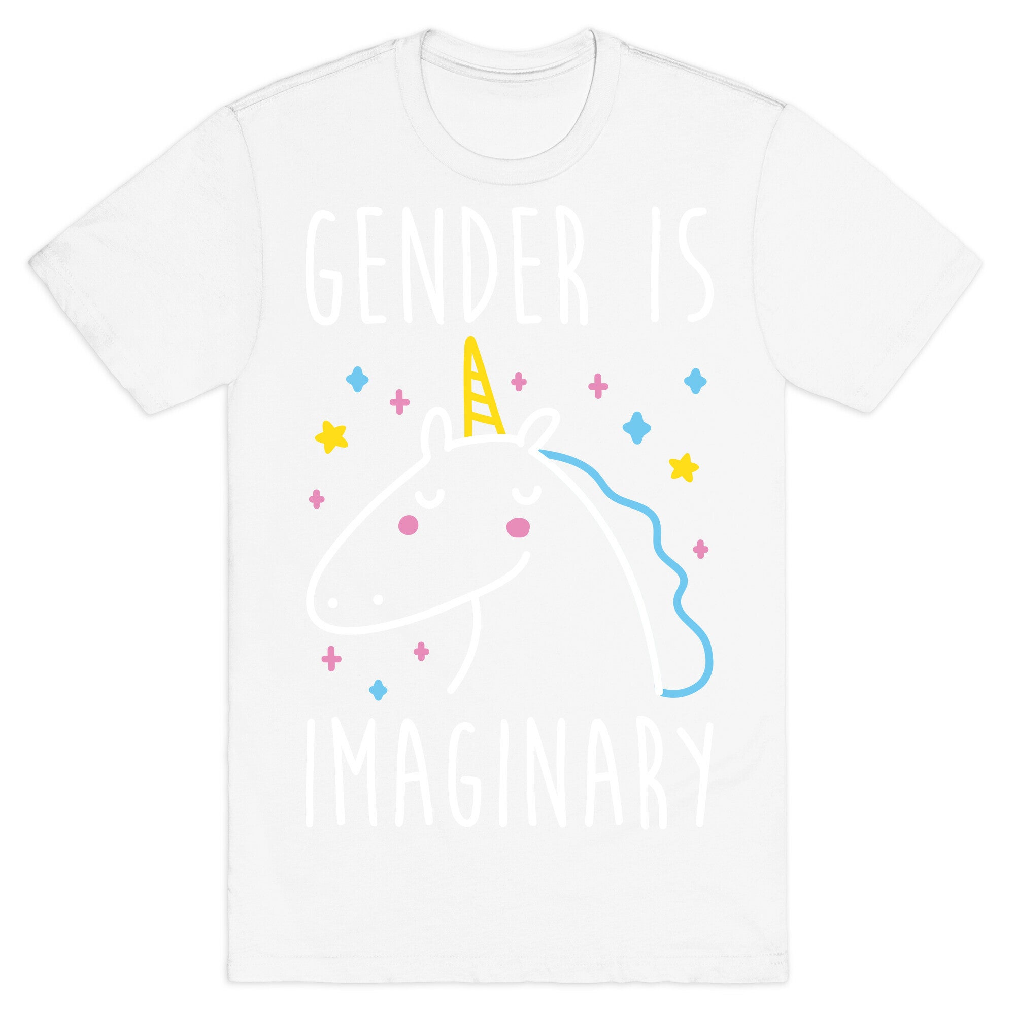Gender Is Imaginary Unicorn T-Shirt