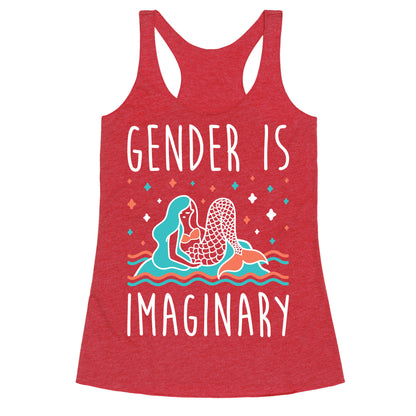Gender Is Imaginary Mermaid Racerback Tank