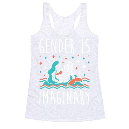 Gender Is Imaginary Mermaid Racerback Tank