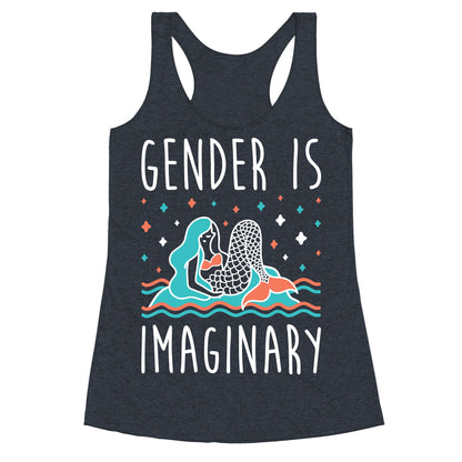 Gender Is Imaginary Mermaid Racerback Tank