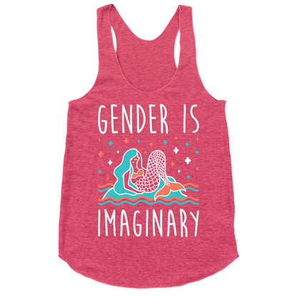Gender Is Imaginary Mermaid Racerback Tank