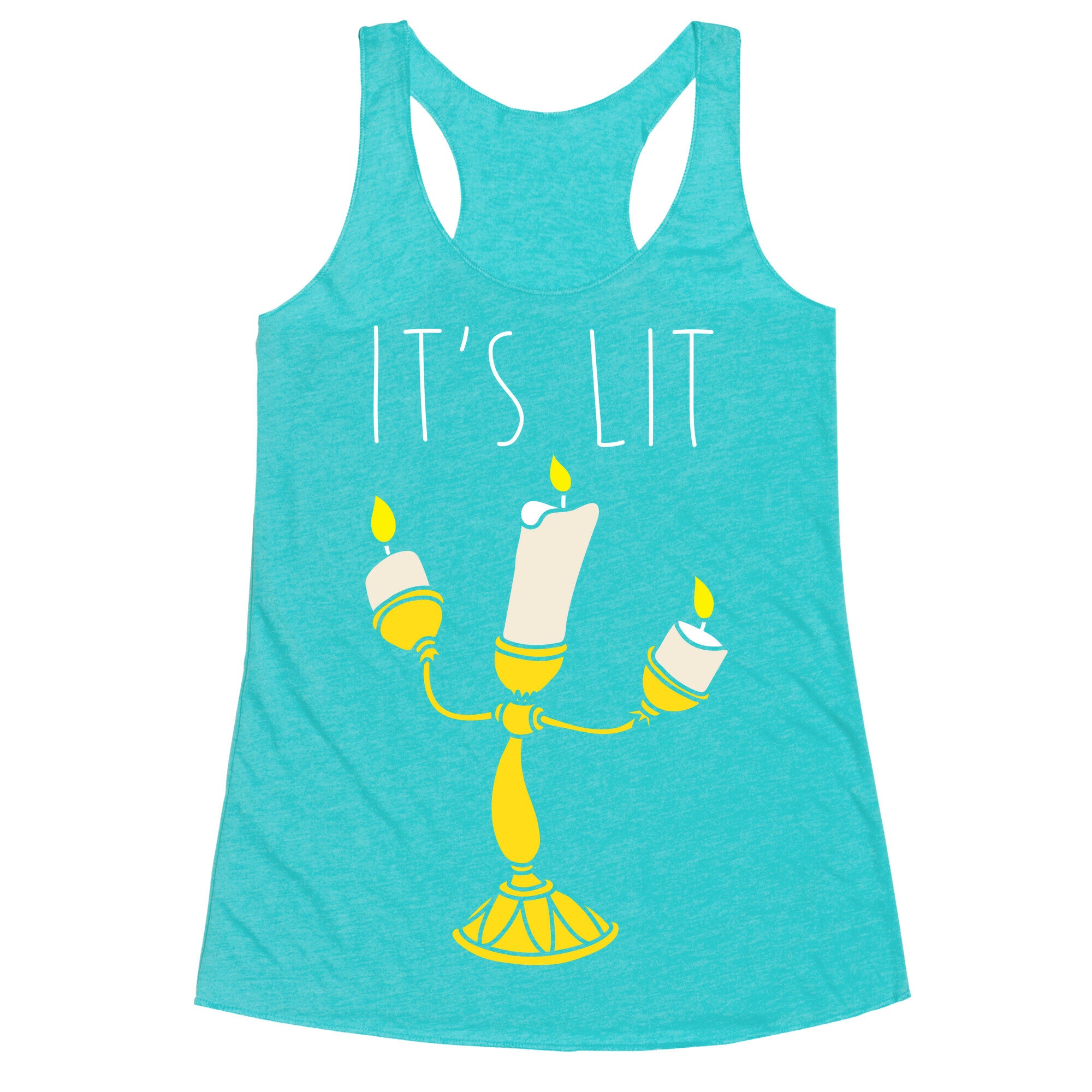 It's Lit LumiÃ¨re Parody Racerback Tank