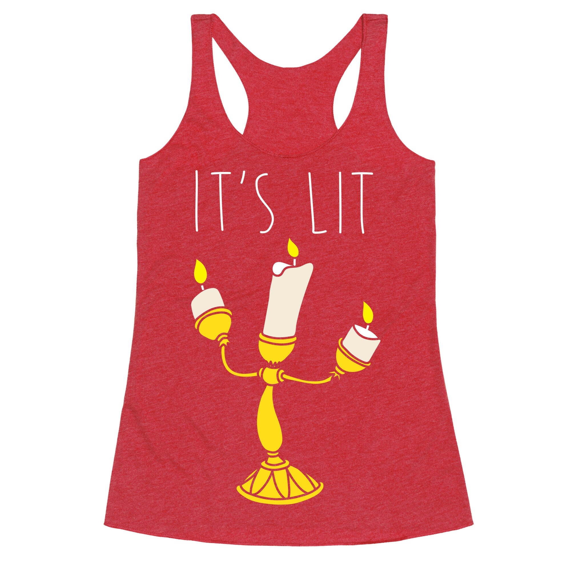 It's Lit LumiÃ¨re Parody Racerback Tank
