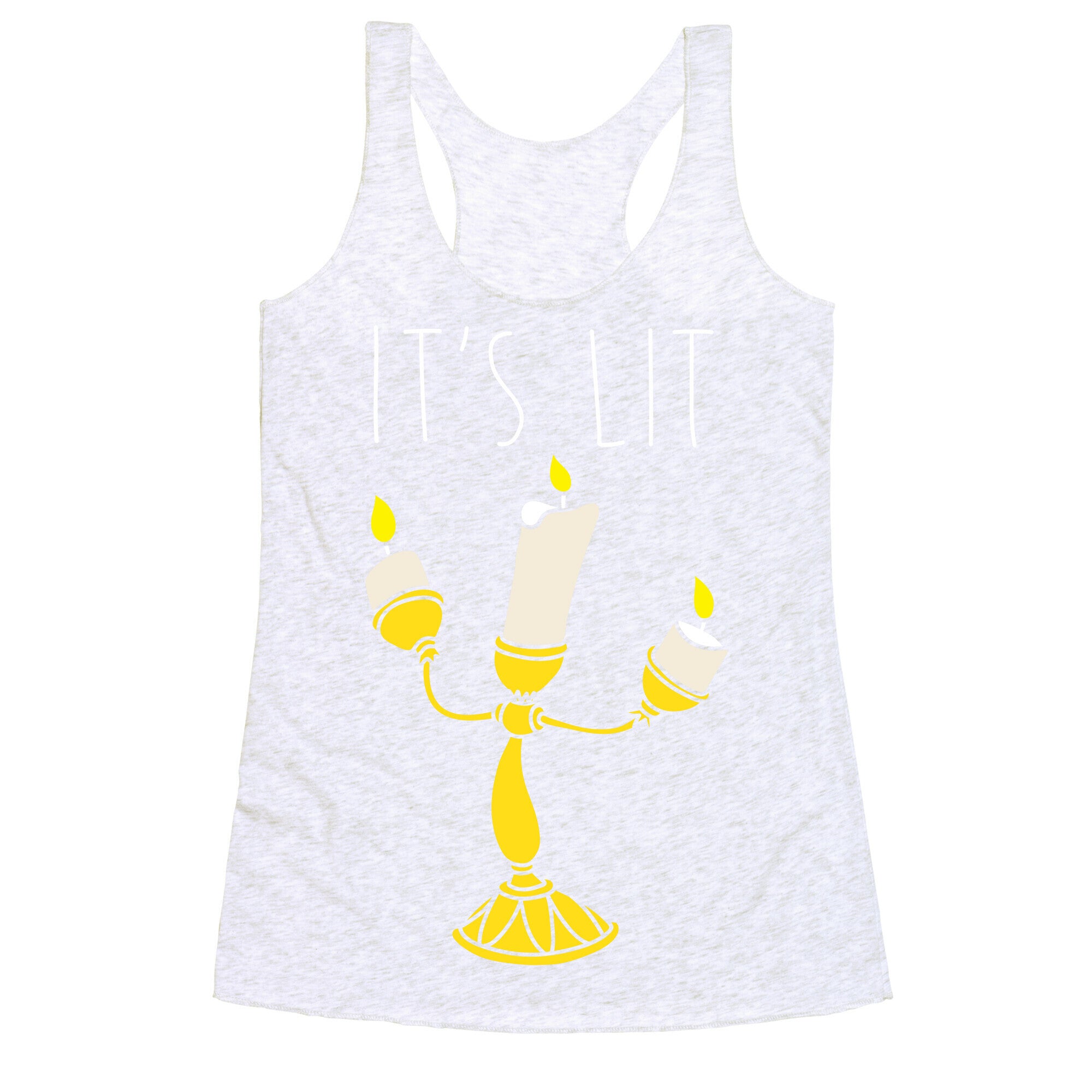 It's Lit LumiÃ¨re Parody Racerback Tank