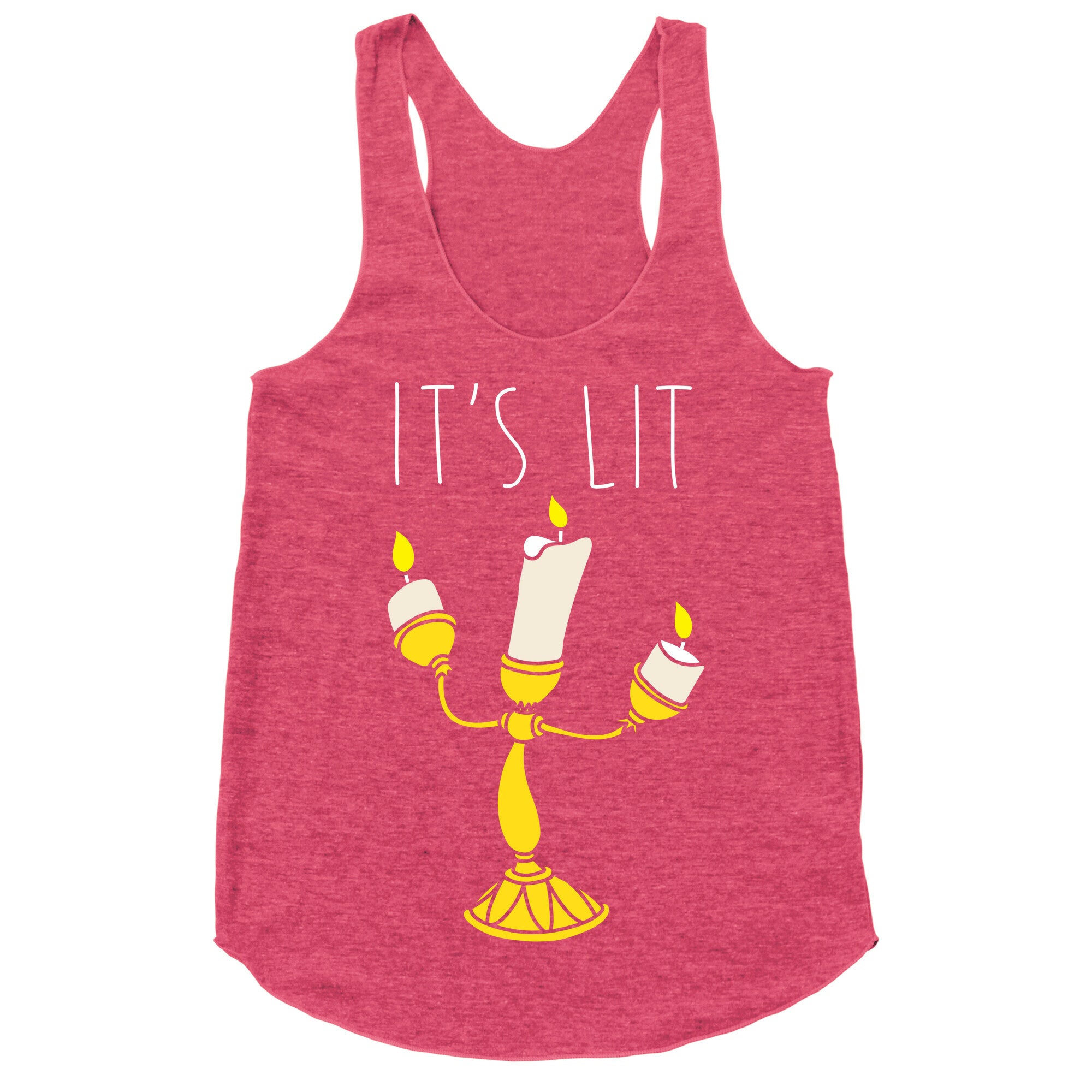It's Lit LumiÃ¨re Parody Racerback Tank