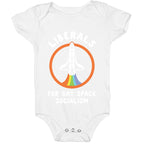 Liberals For Gay Space Socialism Baby One Piece