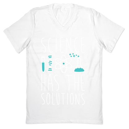 Science Has The Solutions V-Neck