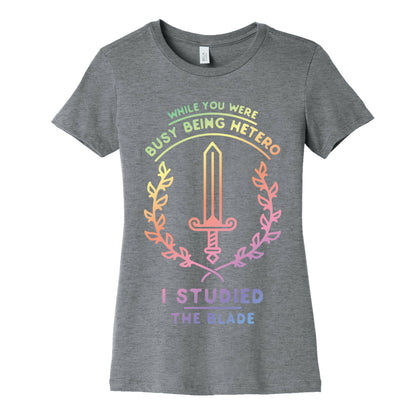 While You Were Busy Being Hetero Women's Cotton Tee
