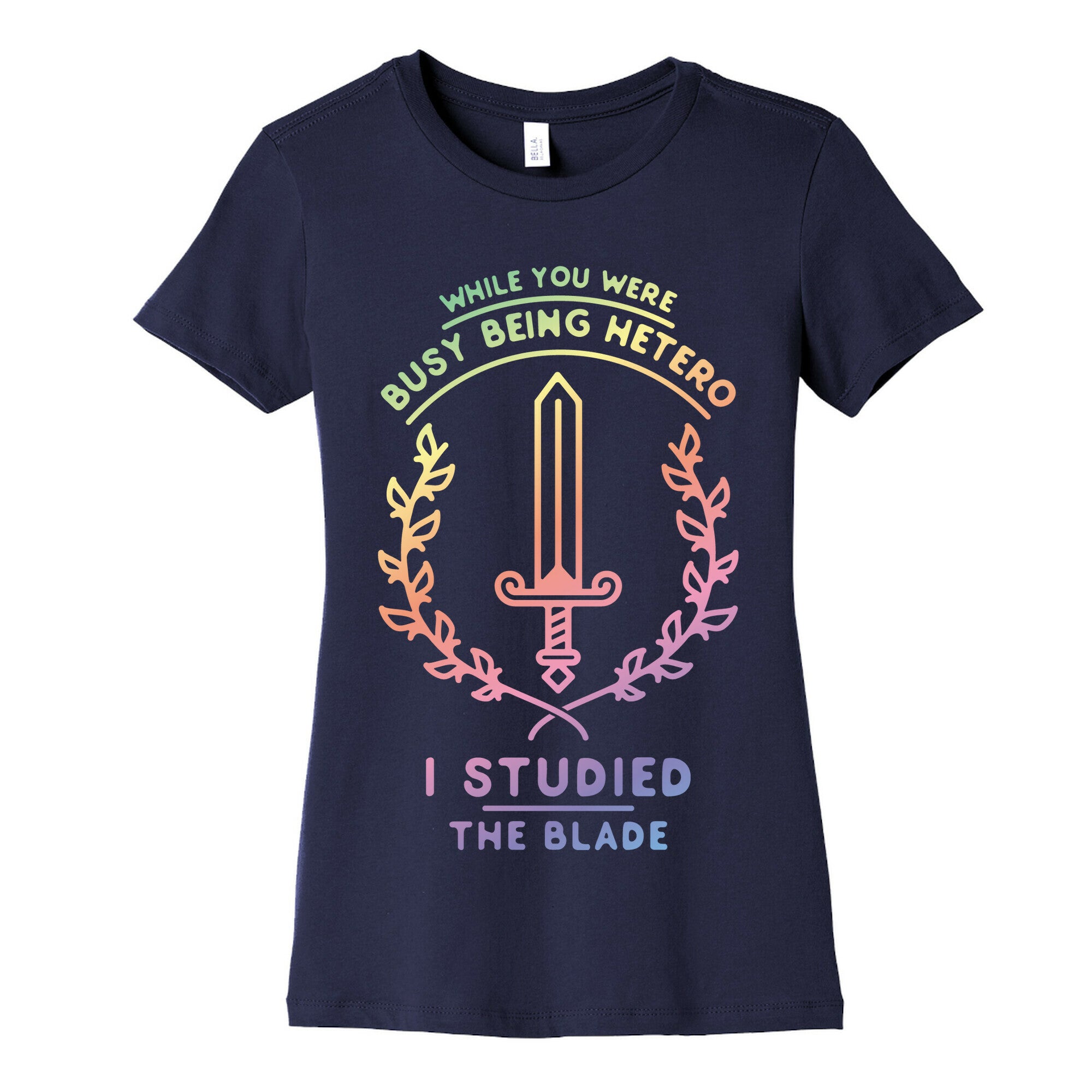 While You Were Busy Being Hetero Women's Cotton Tee