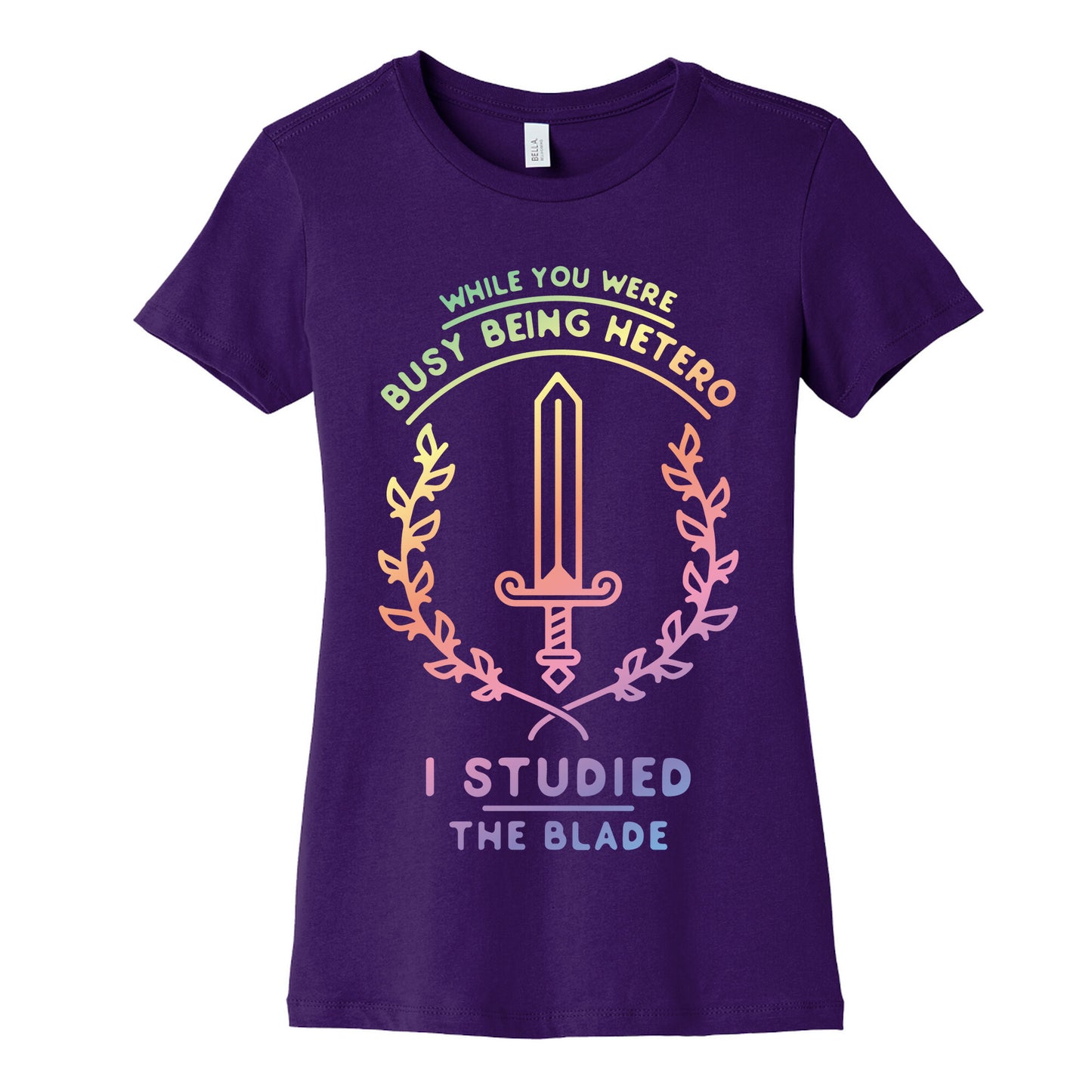 While You Were Busy Being Hetero Women's Cotton Tee
