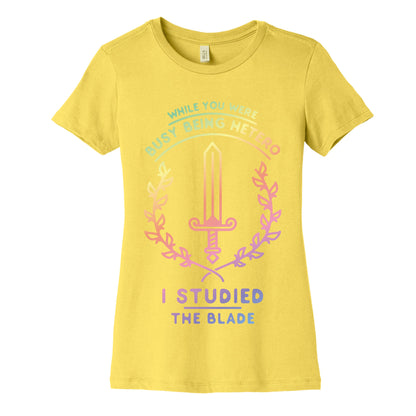 While You Were Busy Being Hetero Women's Cotton Tee