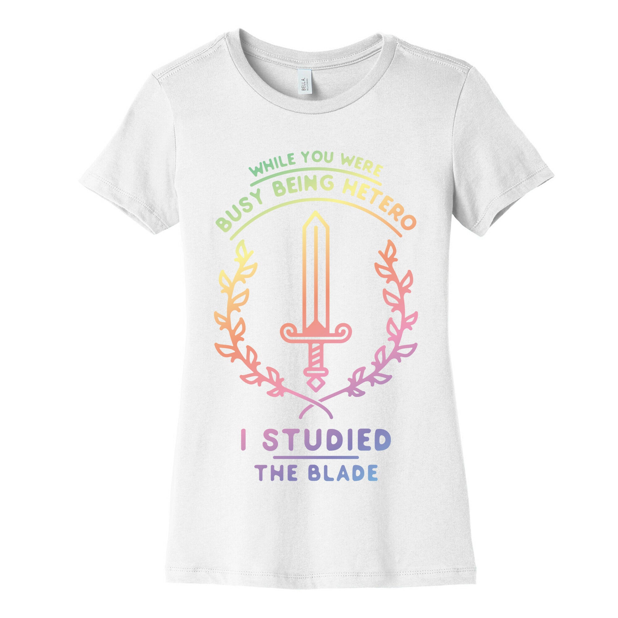 While You Were Busy Being Hetero Women's Cotton Tee