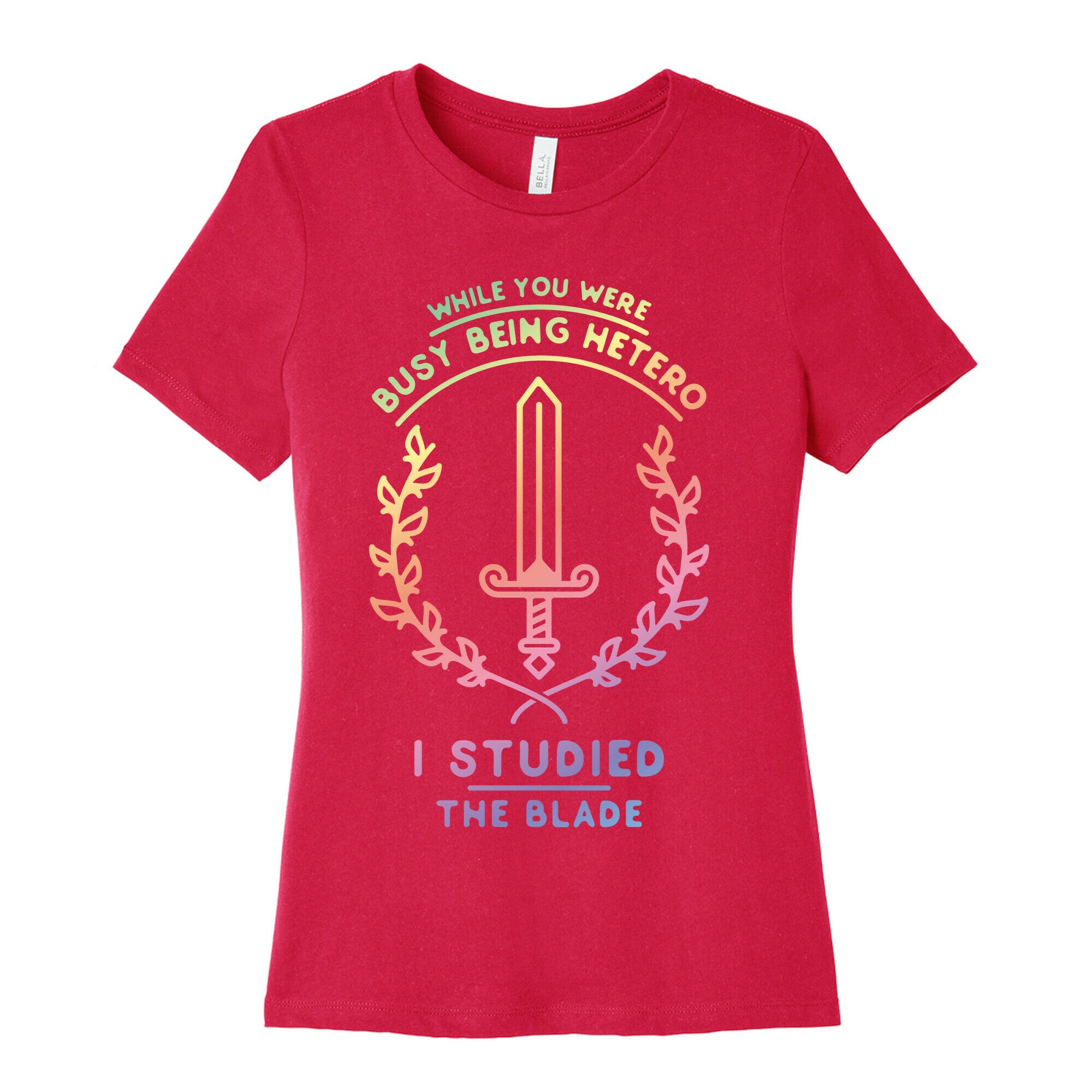 While You Were Busy Being Hetero Women's Cotton Tee