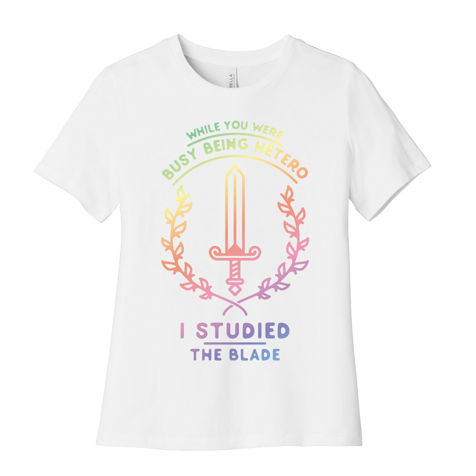 While You Were Busy Being Hetero Women's Cotton Tee