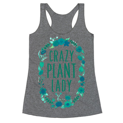 Crazy Plant Lady Racerback Tank