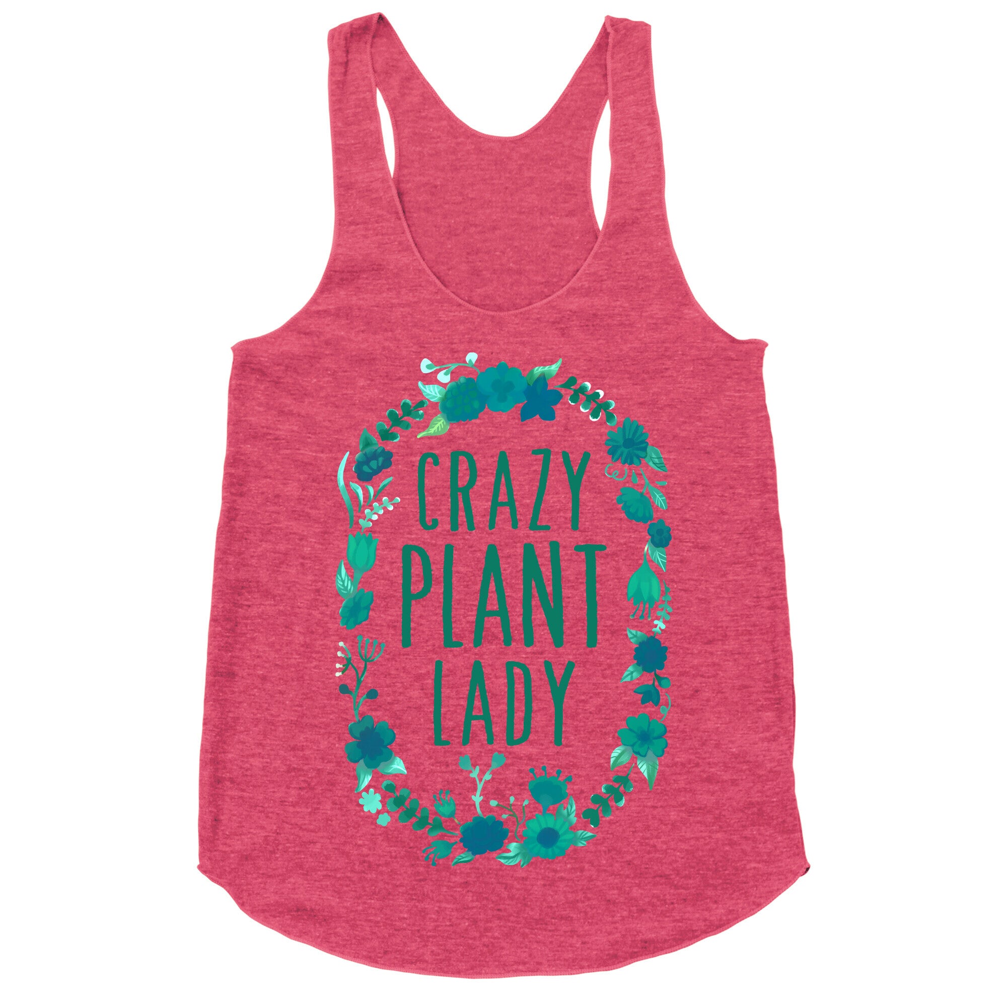 Crazy Plant Lady Racerback Tank