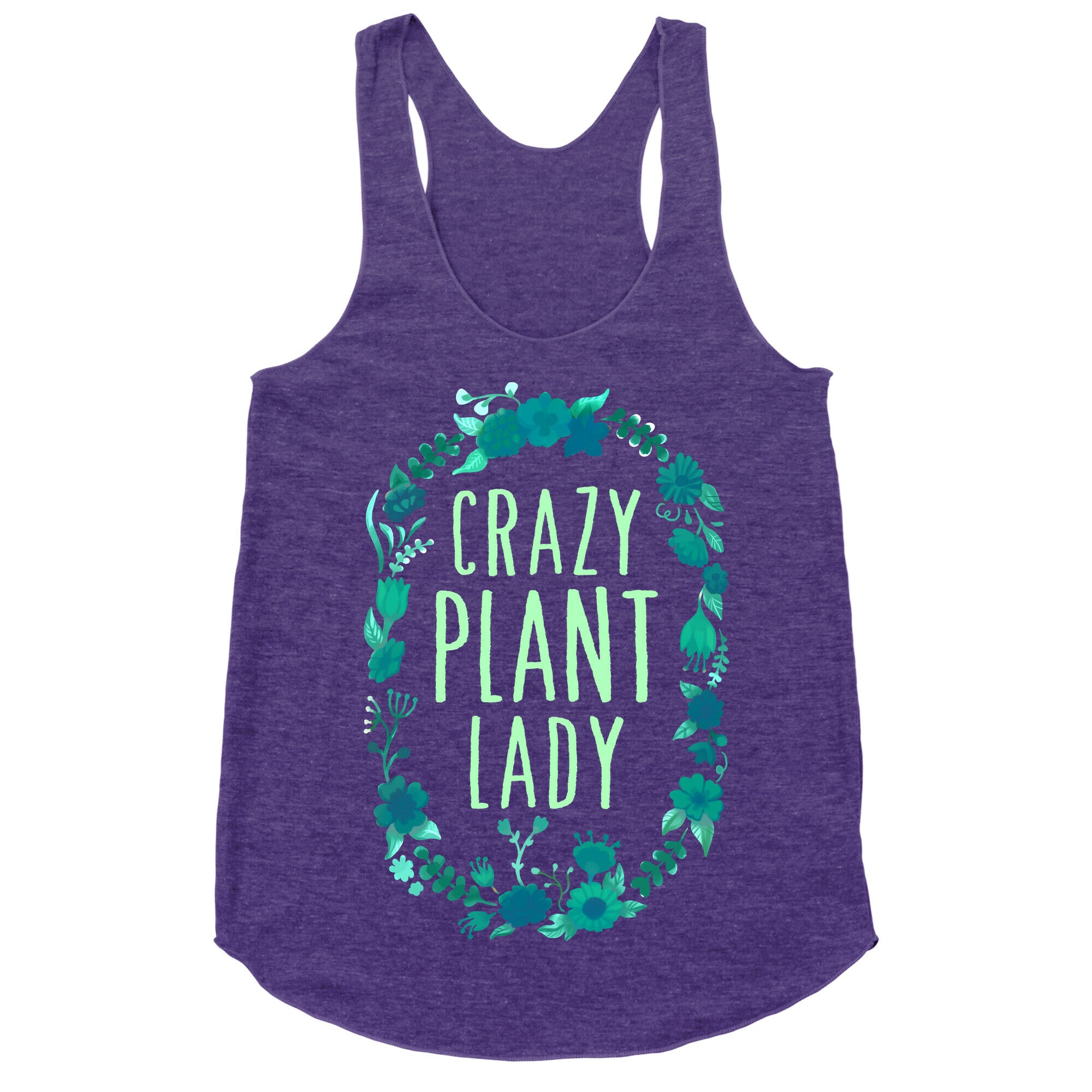 Crazy Plant Lady Racerback Tank