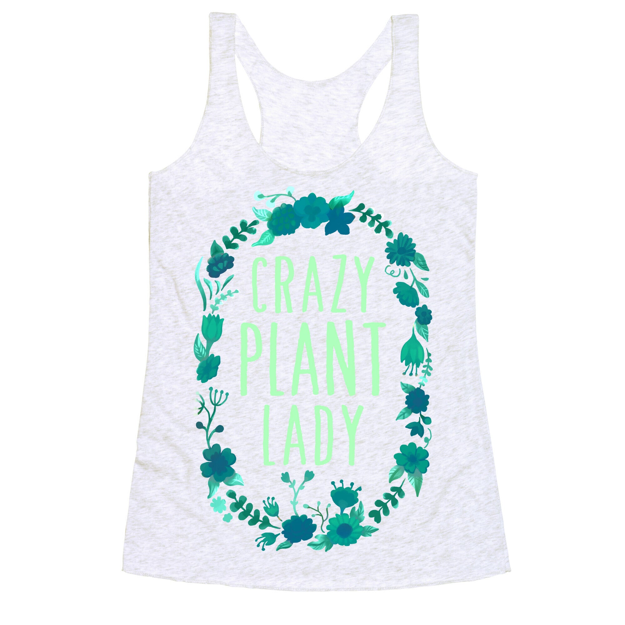 Crazy Plant Lady Racerback Tank
