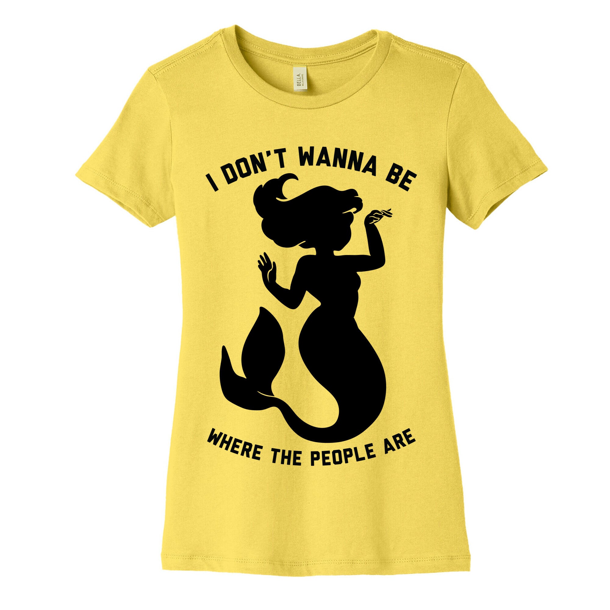 I Don't Wanna Be Where The People Are Women's Cotton Tee