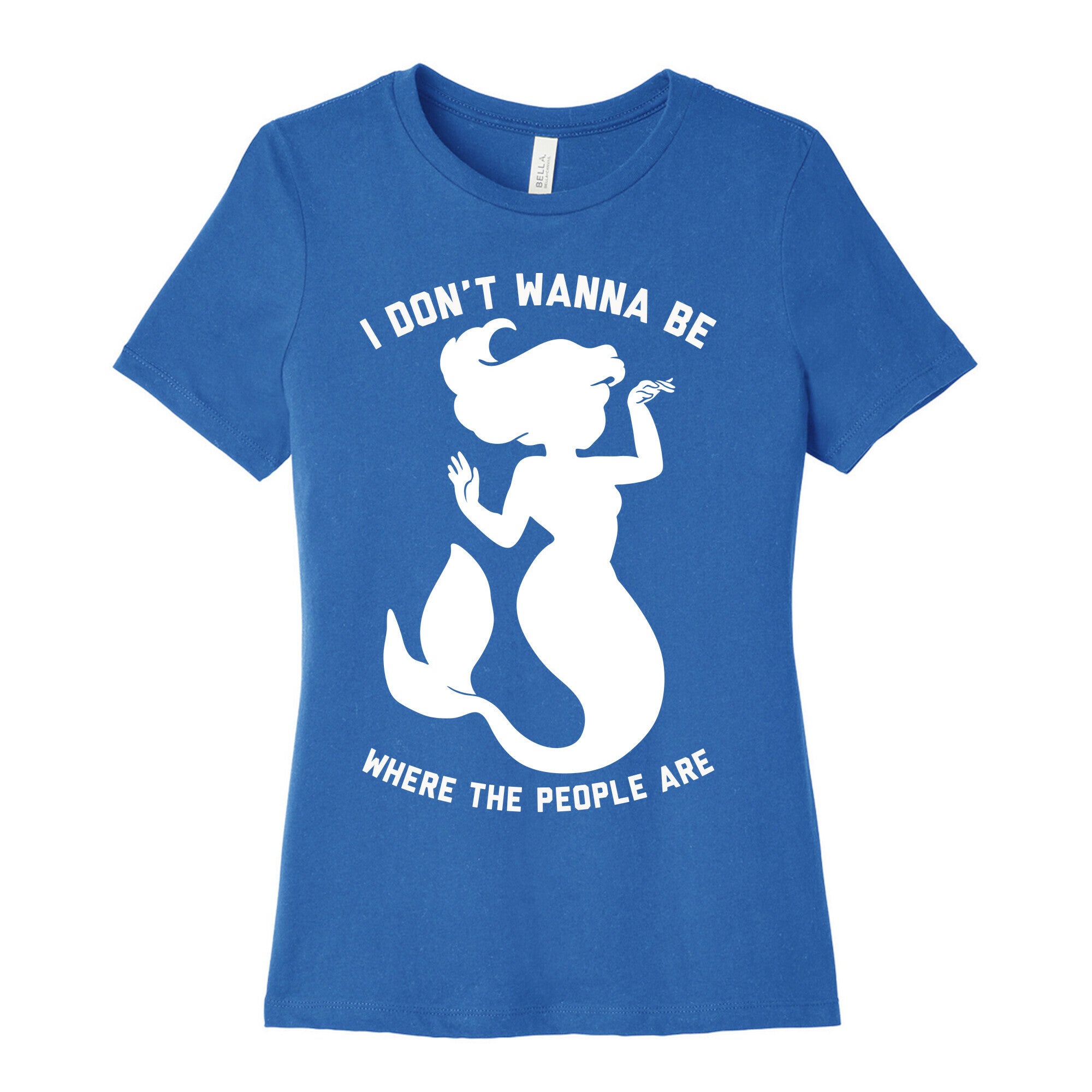 I Don't Wanna Be Where The People Are Women's Cotton Tee