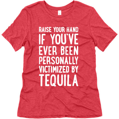 Personally Victimized By Tequila Women's Triblend Tee