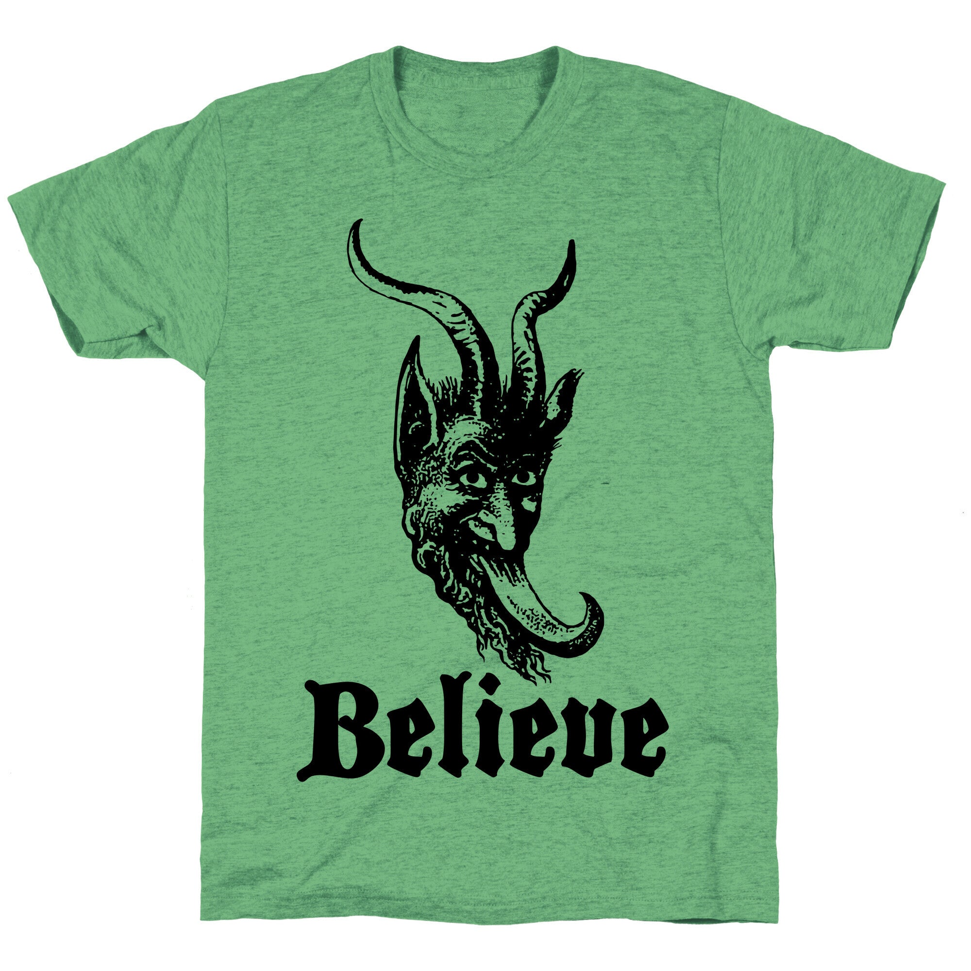 Believe In Krampus Unisex Triblend Tee