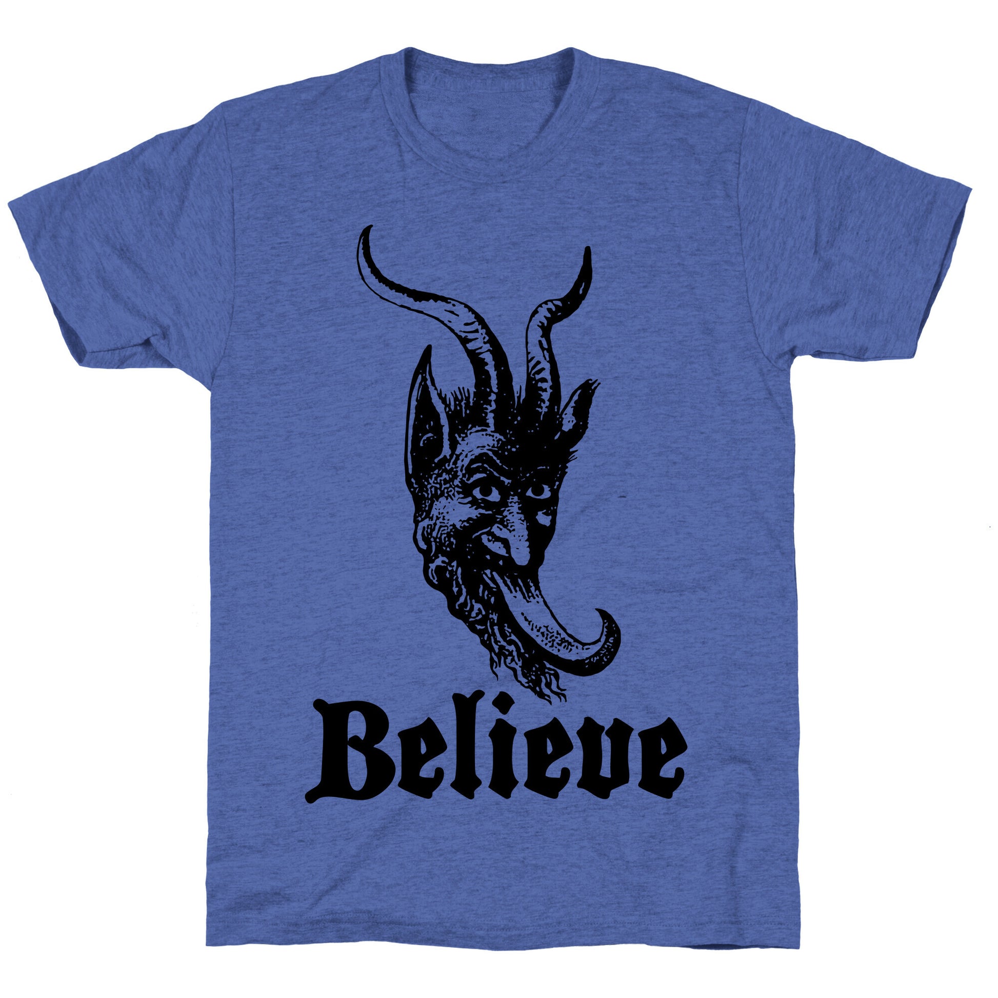 Believe In Krampus Unisex Triblend Tee
