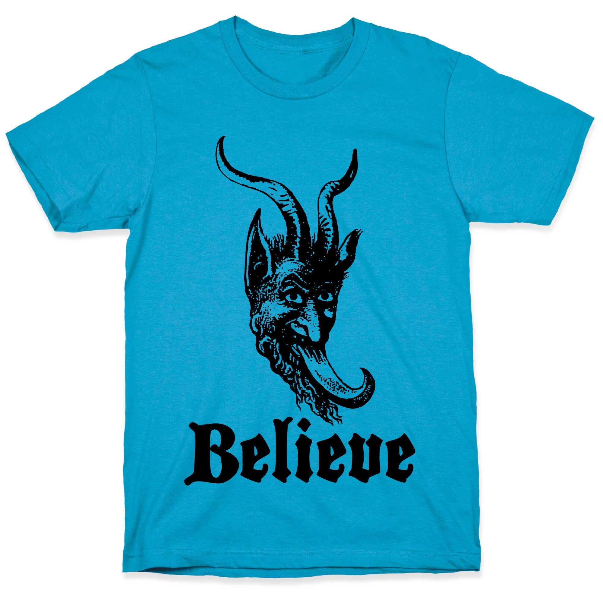 Believe In Krampus Unisex Triblend Tee