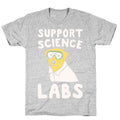Support Science Labs White Print T-Shirt