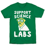 Support Science Labs White Print T-Shirt