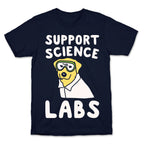 Support Science Labs White Print T-Shirt
